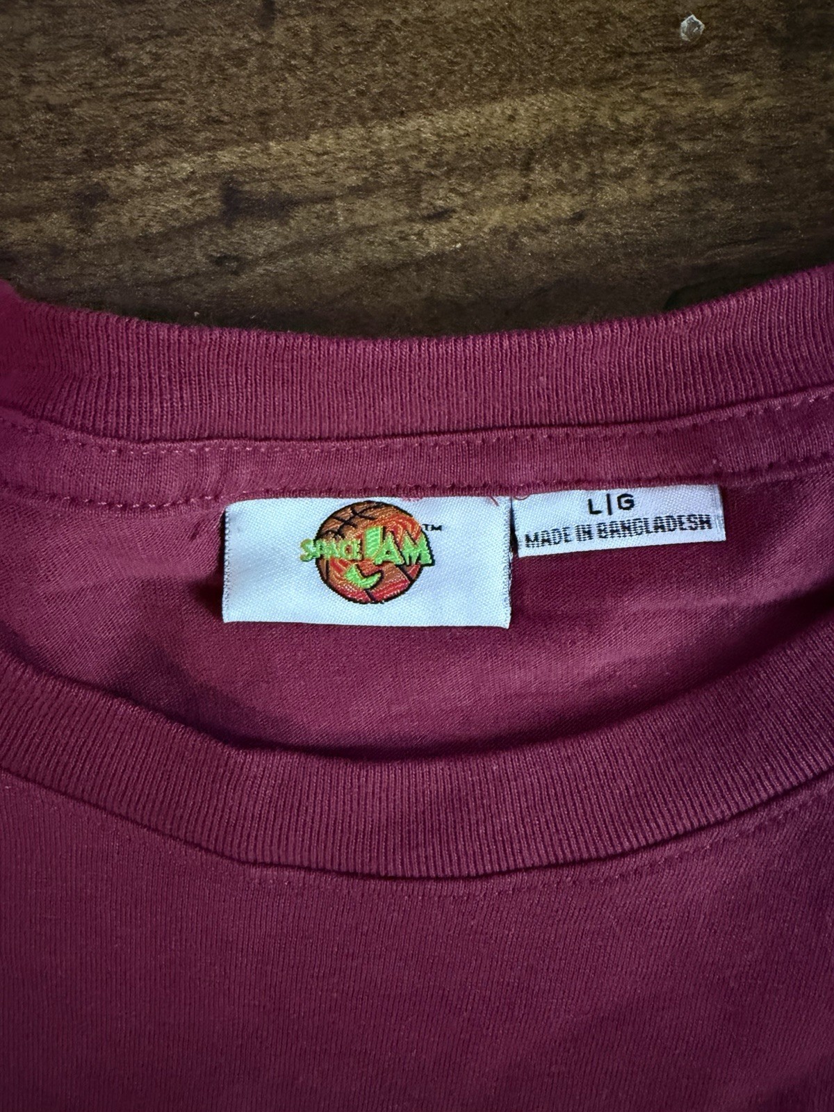 Vintage Space Jam Looney Tunes Graphic Tee Red Short Sleeve Size L gallery