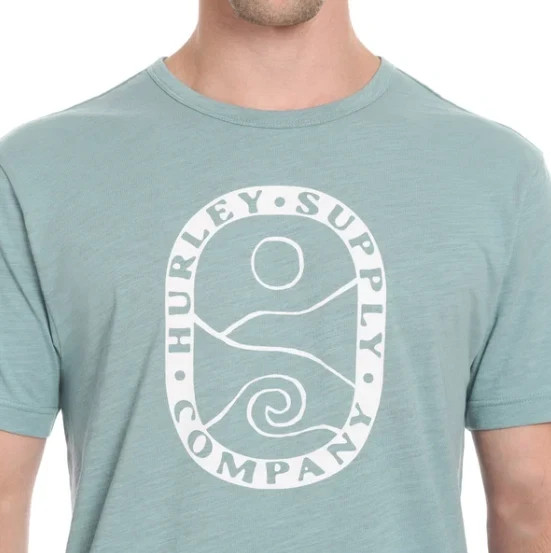 2-Pack HURLEY Men's Classic Graphic Tee T-Shirt DARK BLUE/BLUE Logo Cotton New gallery