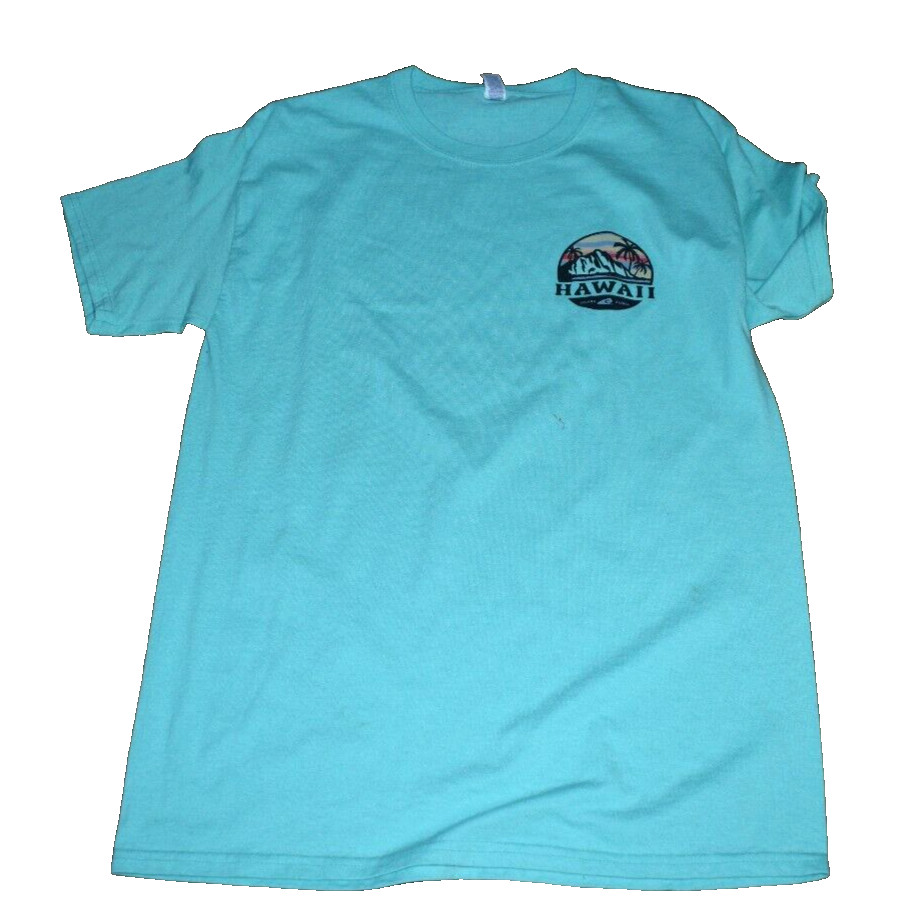 Jerzees Brand-Dri-Power-T-Shirt-Logo HAWAII-Spearmint Green-50Cotton/50Poly. gallery