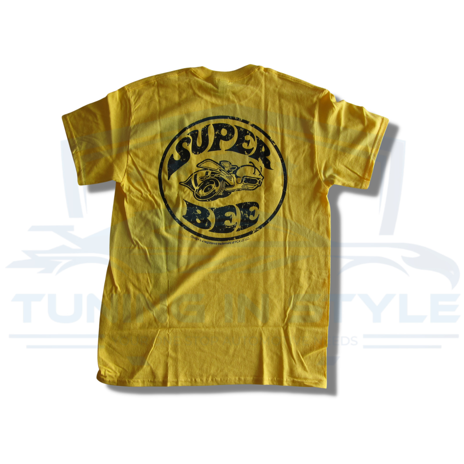 Dodge Super Bee 60s 70s Logo Car Graphic Cotton T-Shirt Yellow Official Licensed gallery