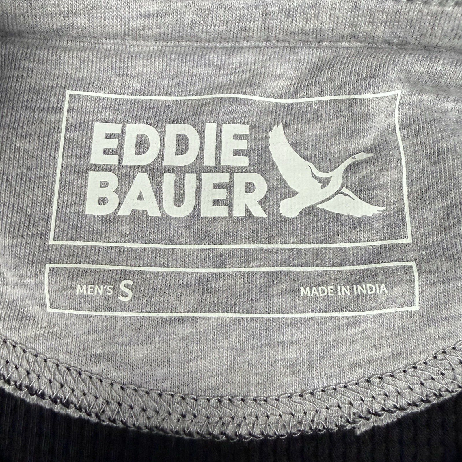 Eddie Bauer NWT Shirt Mens Small Black Crew Neck Long Sleeve Casual Thermal Knit gallery