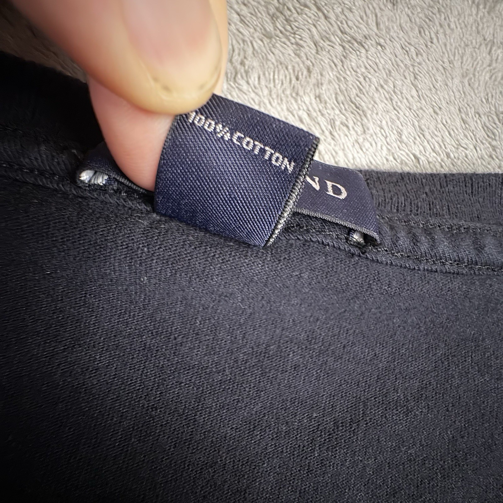 Lands' End Men's 2XL Black Cotton T Shirt SEE DESCRIPTION gallery