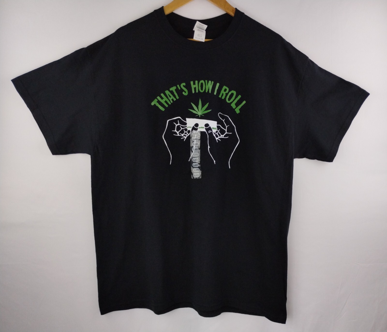 Adult Men's "Thats How I Roll" Marijuana T-shirt gallery
