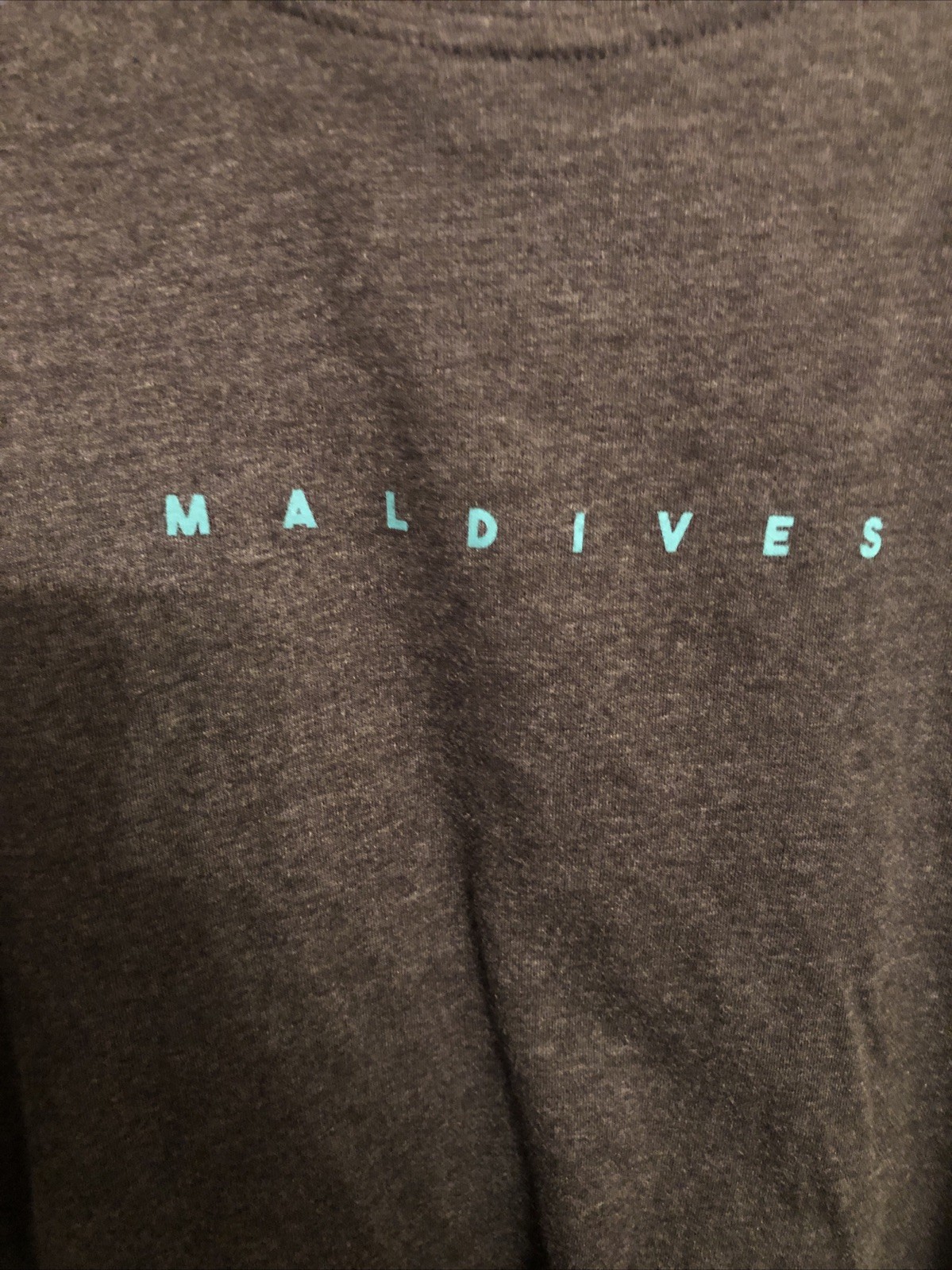 Sea Tribe Maldives “Coordinates”100% Cotton Graphic Gray Tee Shirt. Mens XL NWOT gallery