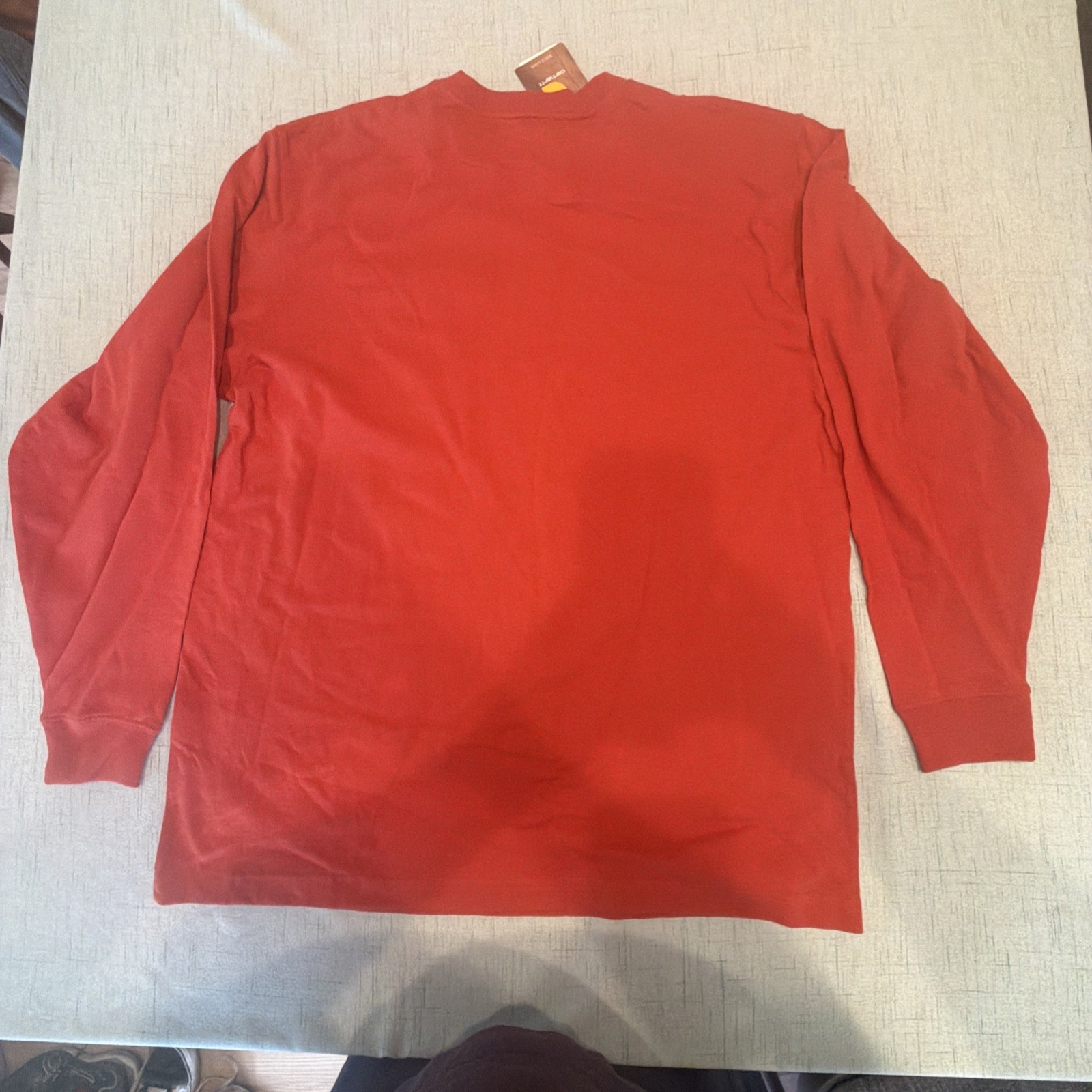 Carhartt Men's NWT Loose fit Heavyweight Long Sleeve Pocket T-Shirt Chili Sz L gallery
