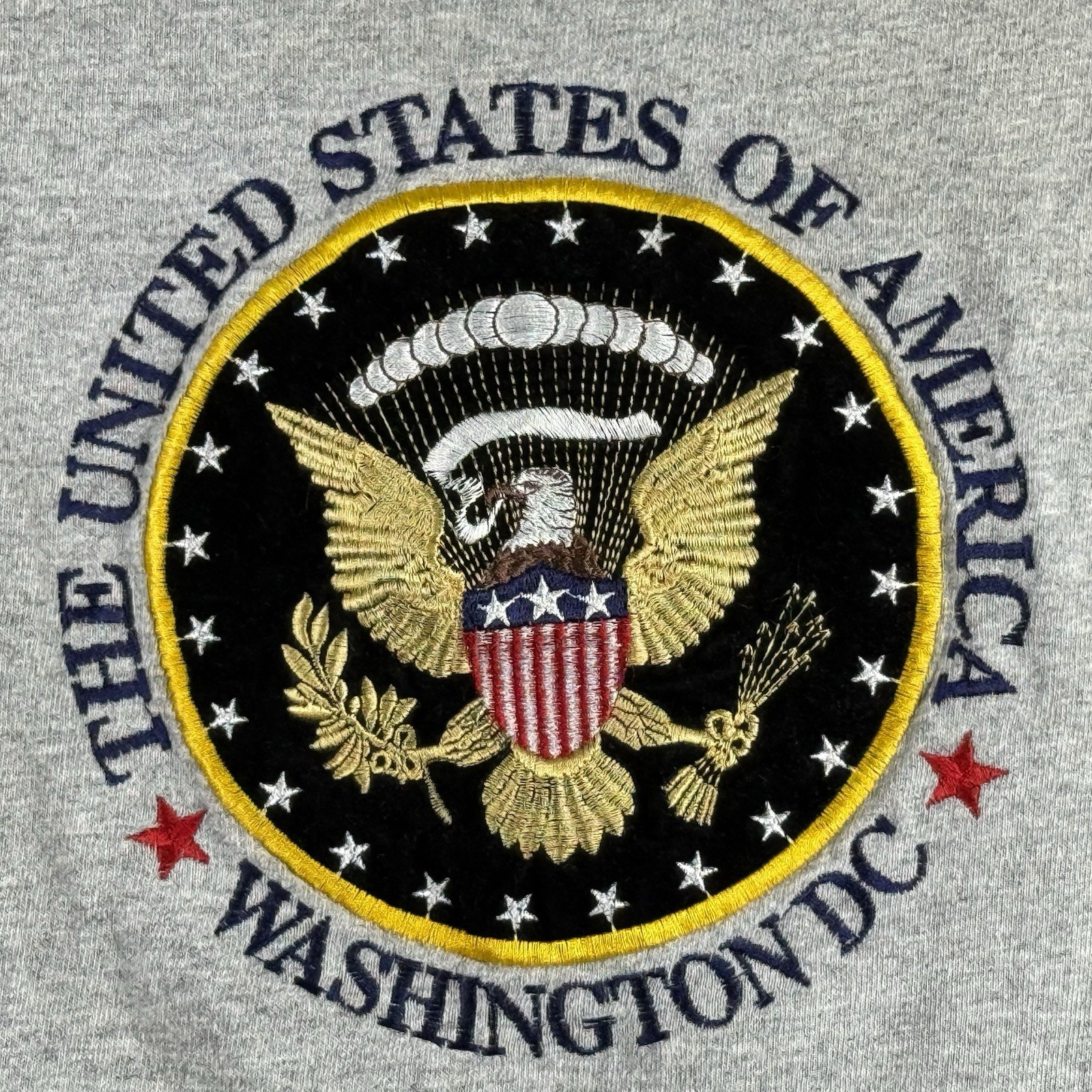 Delta United States of America Washington DC T Shirt Mens Large Gray Logo Cotton gallery