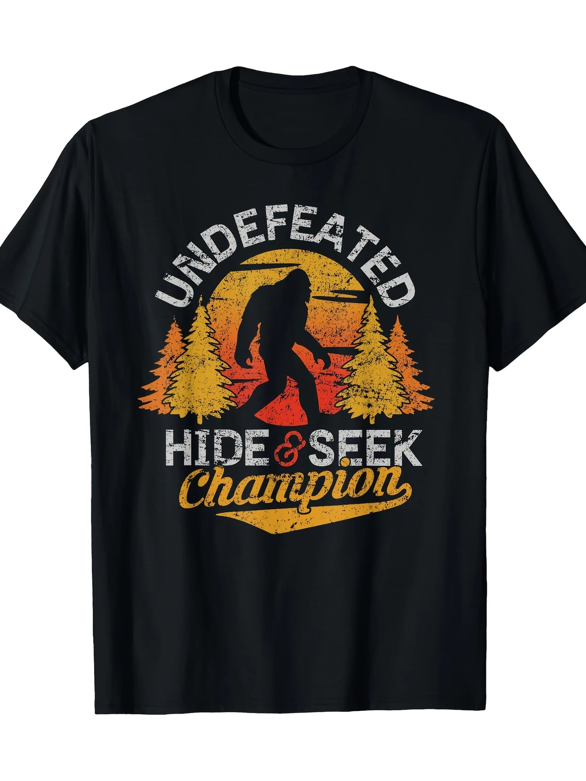 Premium Soft Cotton Sasquatch Peekaboo Shirt | 100% Cotton Comfortable Men's Tee gallery