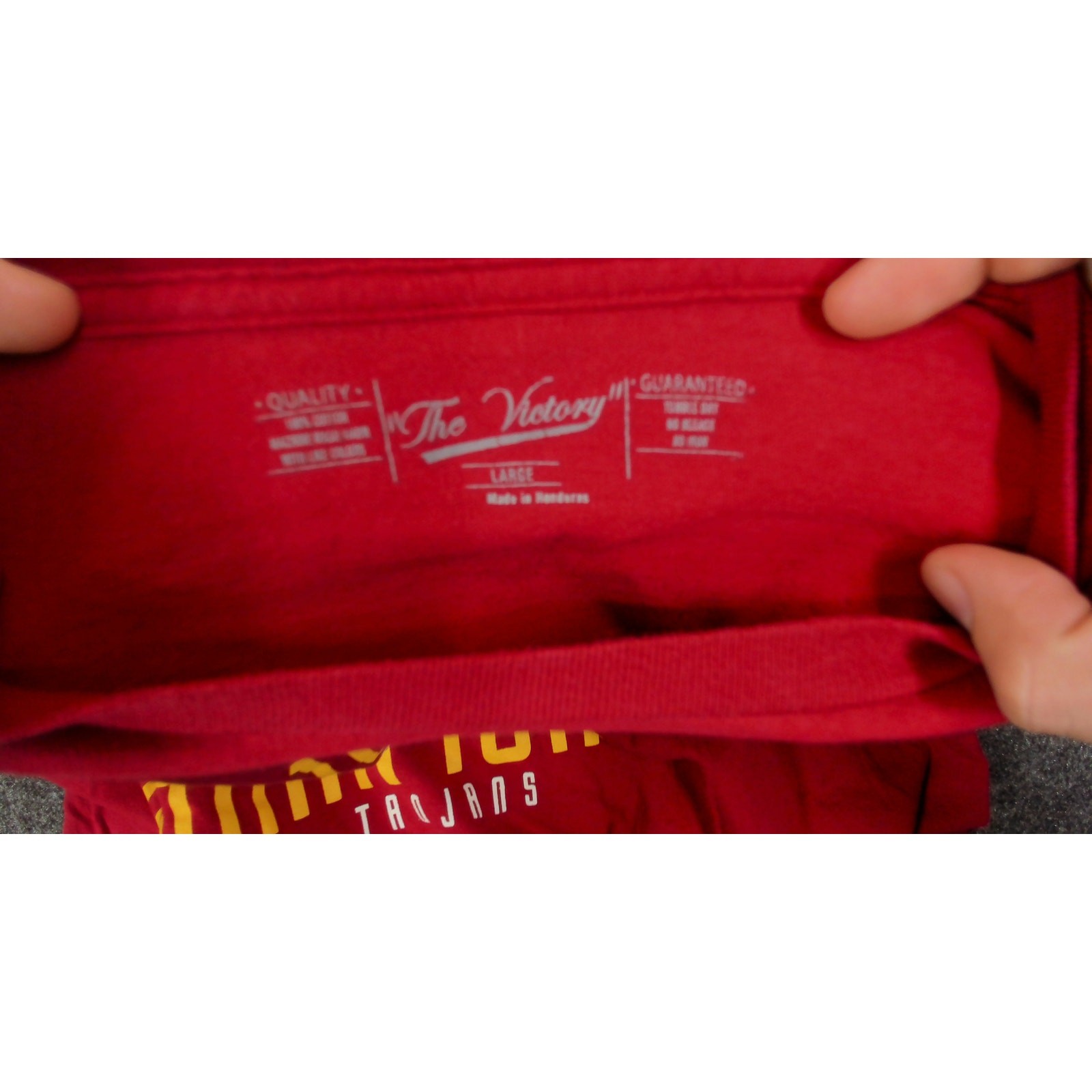 2017 USC Trojans Pac 12 Football Champions Graphic T Shirt The Victory Red Large gallery