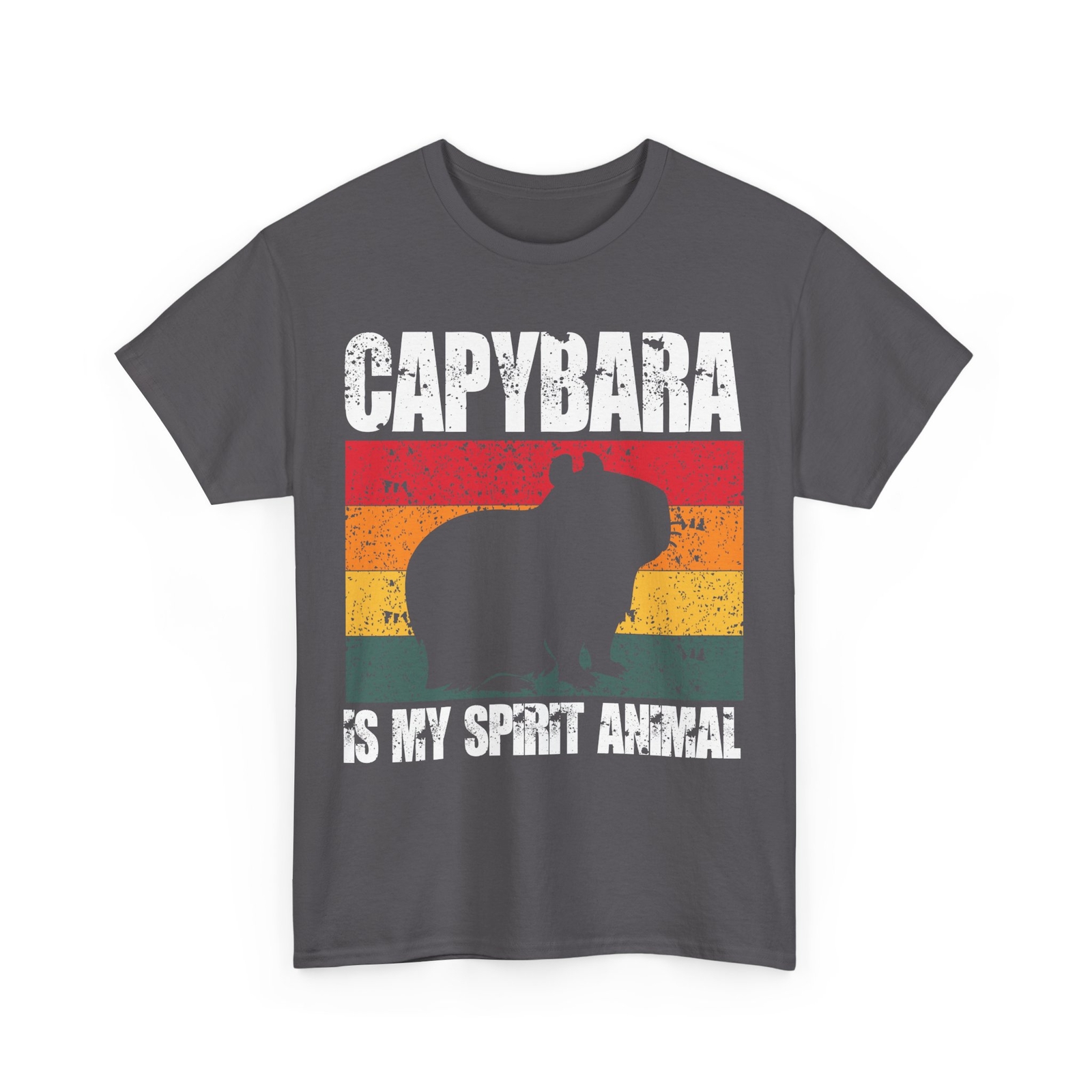 Capybara Is My Spirit Animal Shirt, Capybara Rodents Lovers Vintage T-Shirt gallery