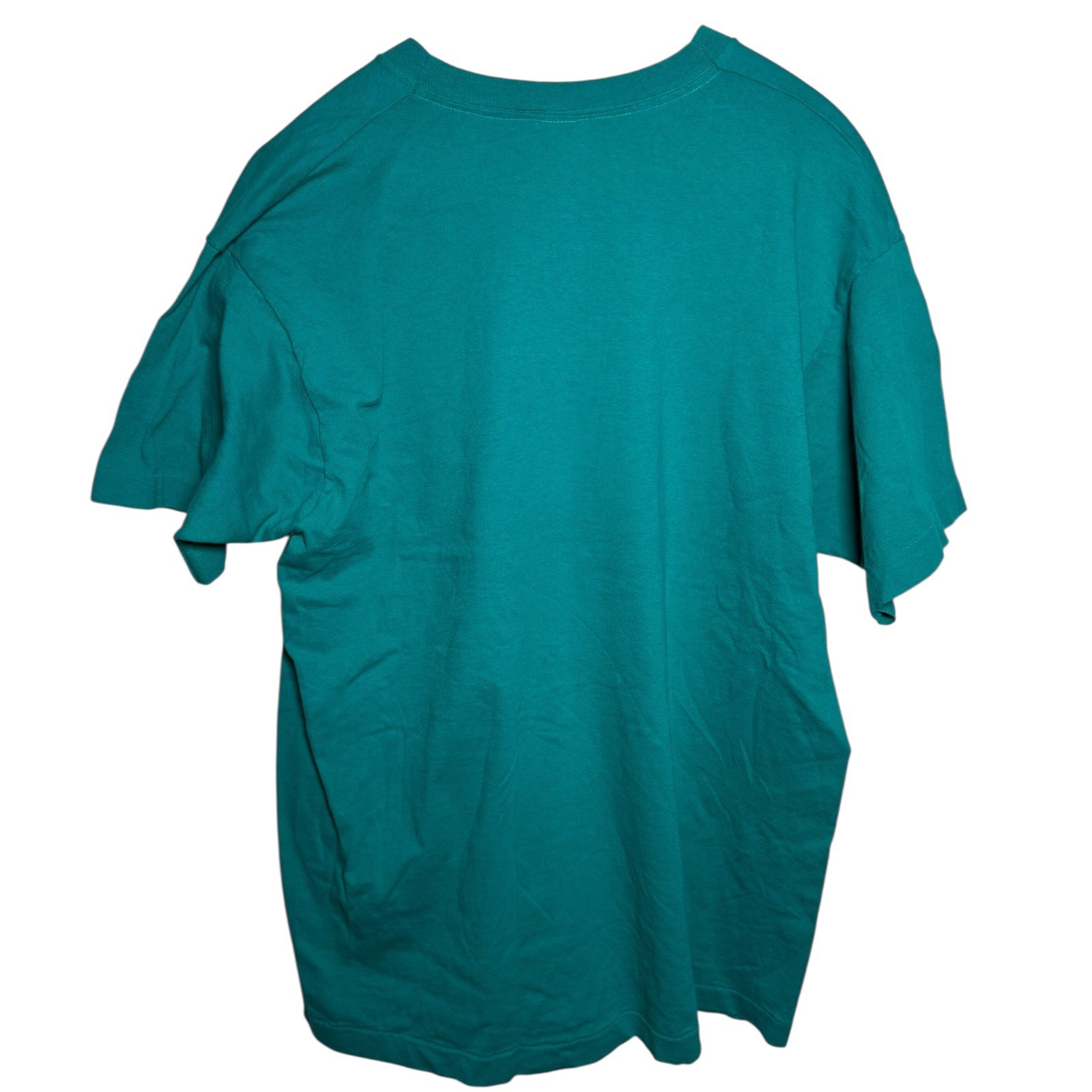 Sea World Men’s Teal Blue Logo Graphic T-shirt Single Stitch Shirt Size XL 90s gallery