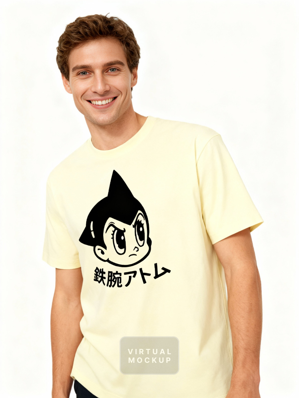 UNISEX MEN WOMENS TEE TSHIRT ASTRO BOY CLASSIC RETRO CARTOON FACE 80'S FAVORITE gallery