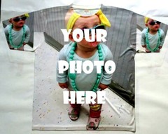 Personalized Sublimated T Shirt with 2 images of your choice.