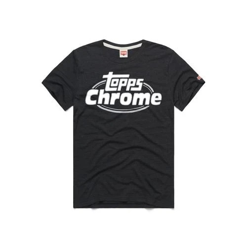 Topps x HOMAGE Chrome Logo T-Shirt – METALLIC INK in the LOGO! FREE SHIP!