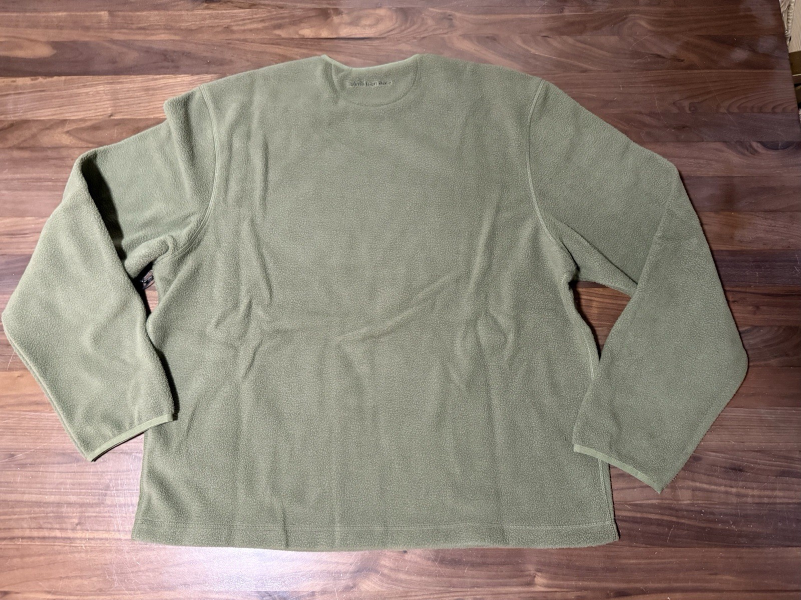 Aime Leon Dore ALD Golf Long-Sleeve Fleece Tee Winter Moss Embroidered Logos XL gallery