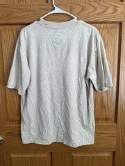 Marvel Deadpool Wolverine Mens Tan T Shirt Comic Chimichangas 60/40 Cotton Poly