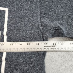 MV Sport T-Shirt Men’s M Gray Solid Cotton Logo Crew-Neck Short Sleeves Pullover