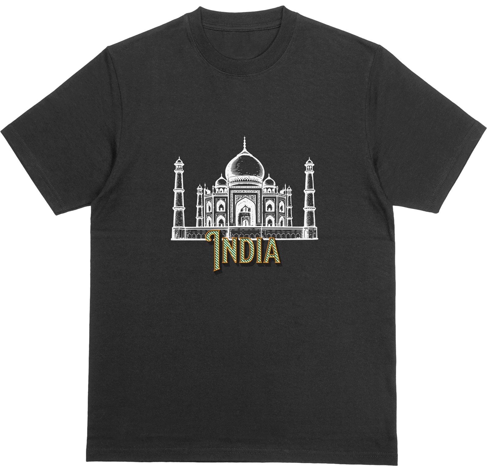 INDIA T-Shirt | Taj Mahal New 7 Wonders Tee | Holiday Tourist Souvenir Top gallery