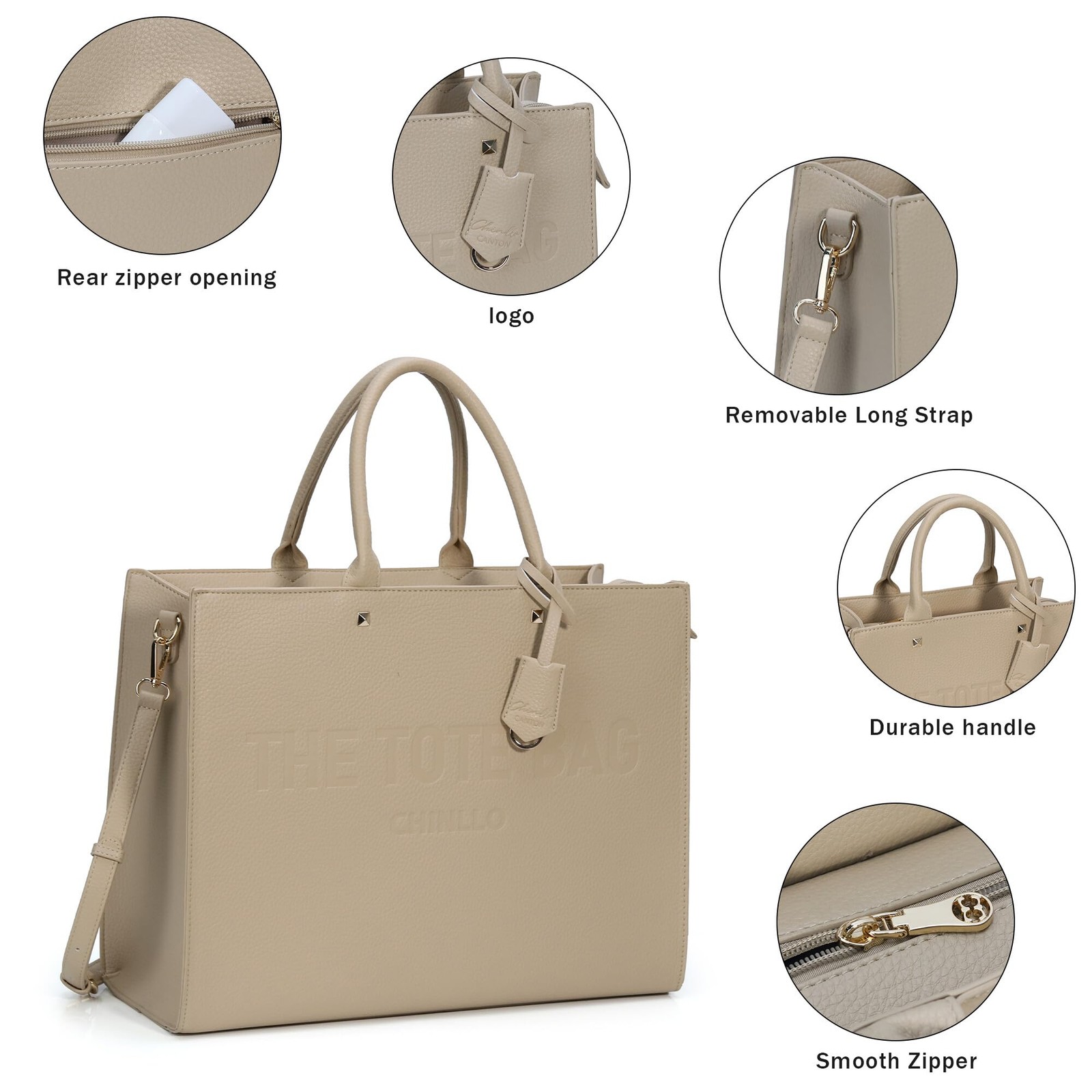Tote Bag for Women Laptop Top Handle Satchel Purse and Handbags with Shoulder... gallery