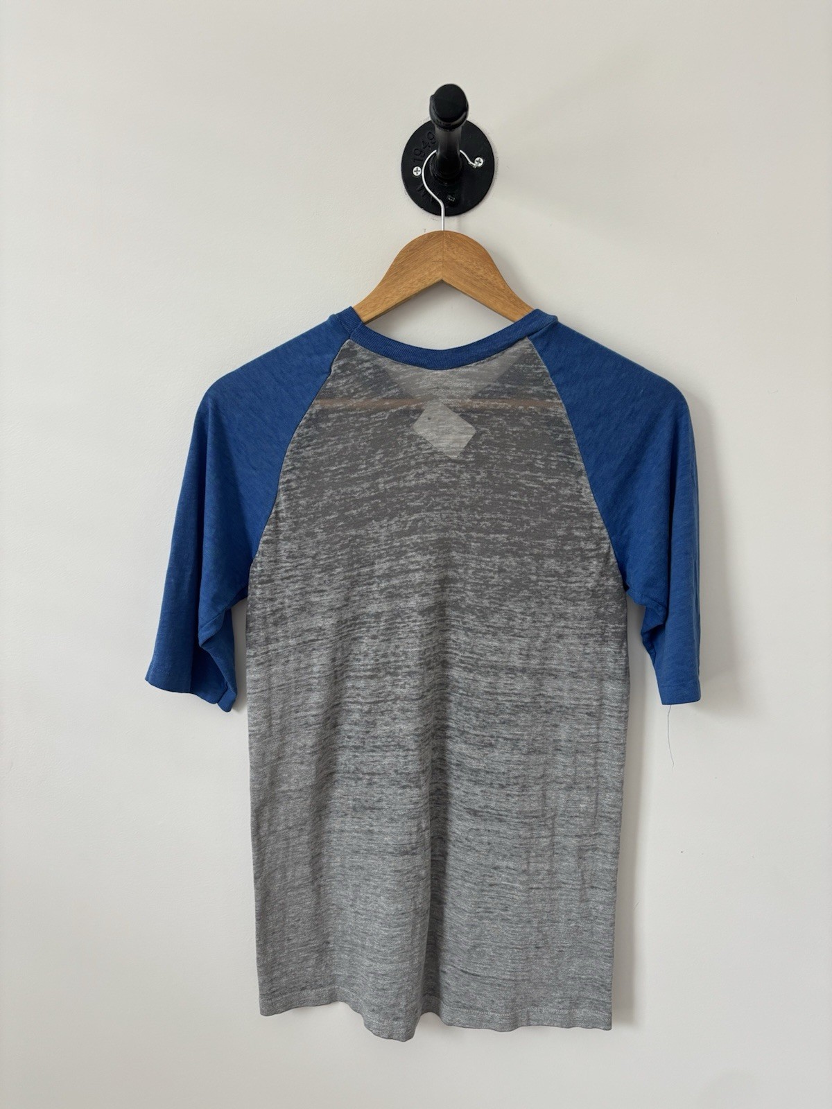 True Vintage Shirt Mens Medium Gray 80s Thin Half Sleeve 1980s gallery
