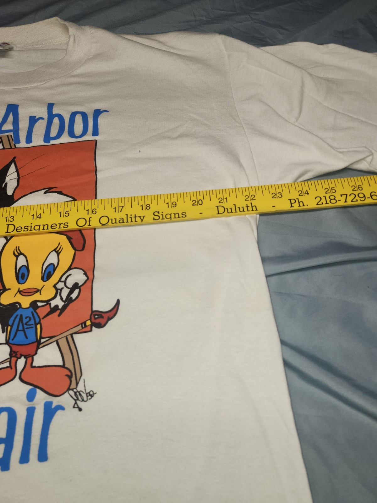 Ann Arbor Michigan 1993 Tweety Bird Art Fair T Shirt USA Vintage Size XL Cartoon gallery