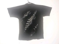 Spiral Direct Men’s T-shirt Black ” Devil’s Mark” Print On Both Sides XL #6212