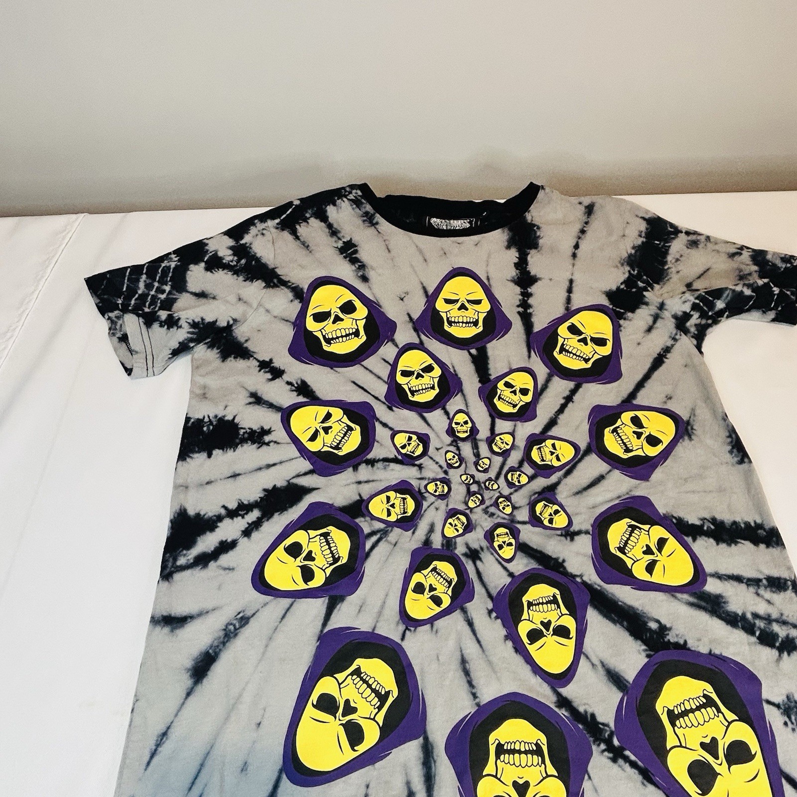 Killstar x Masters of the Universe Skeletor Tie Dye He-Man Small Shirt gallery