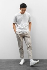 Routine Short Sleeve T-Shirt – Form Regular – White – Any Size
