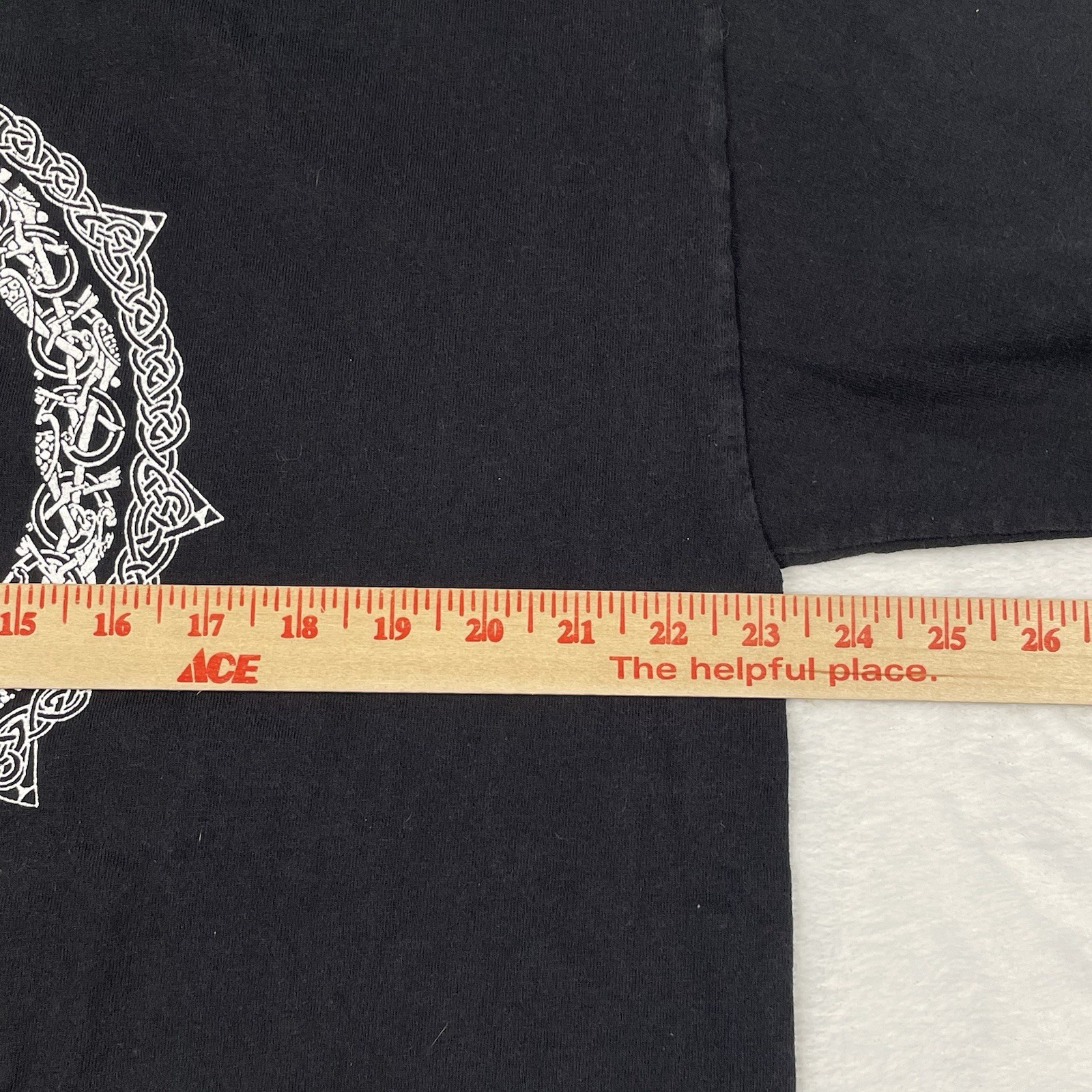 Absu Tour Shirt Mens XL Vintage Y2K Long sleeve Black Metal band Tee 2009 2000s gallery