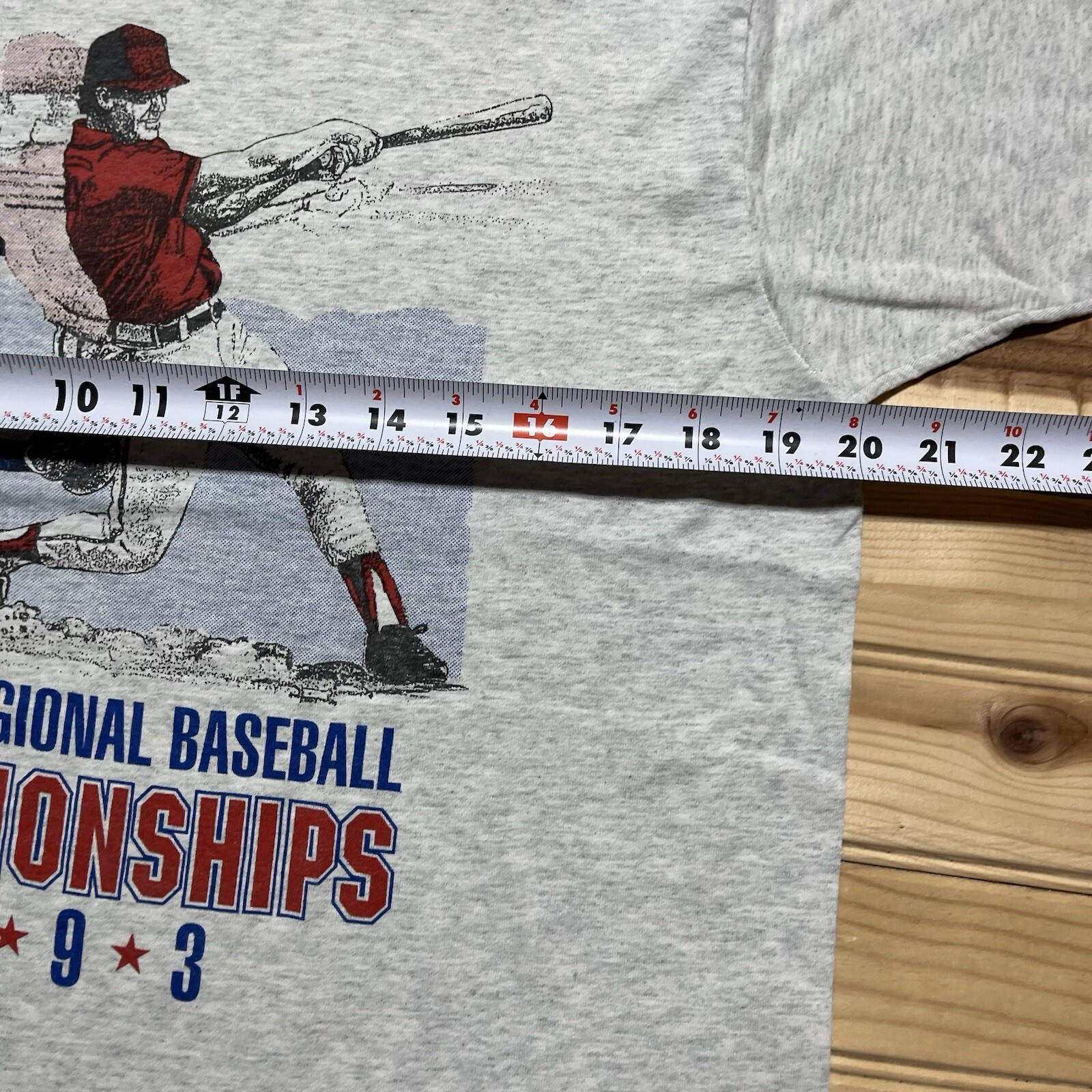 Vintage 90s AAU USA National Baseball Championships Shirt Size Large 1993 gallery