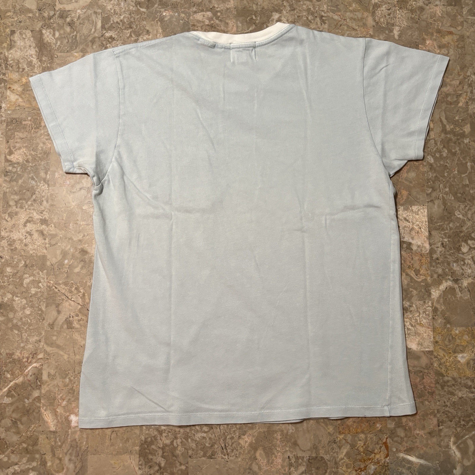 Levi’s Vintage Clothing Shirt Mens Medium Blue Ringer LVC 50’s Sportswear Baby T gallery