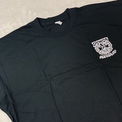 Dixxon Flannel Co Gray Sketchy Crest Sturgis T Shirt Mens 2XL Black Short Sleeve