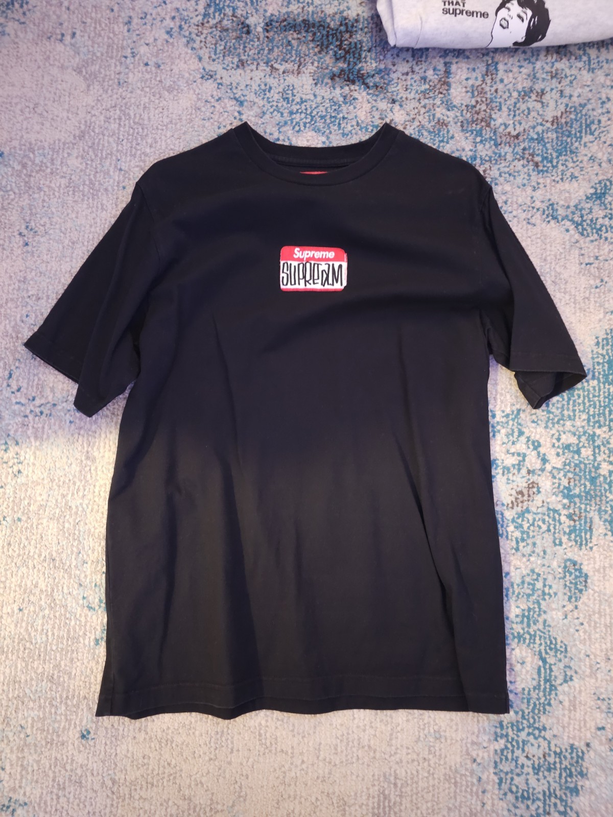 Supreme Gonz Nametag S/S Top BLACK MEDIUM FW21 gallery