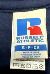 New RUSSELL ATHLETIC Long Sleeve TEE SHIRT Size Small MENS Navy Blue