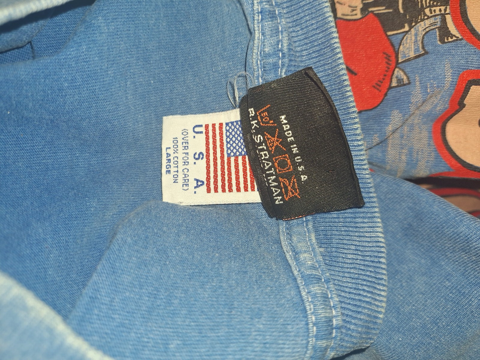 Vintage Harley Davidson Shirt Blue See Measurement Tucson Motorcycle Men L 90s gallery