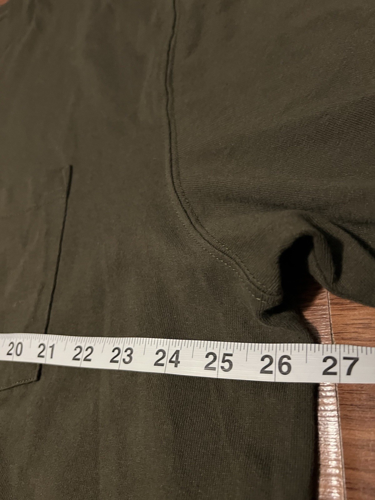 VTG Mens C.C. Filson Short Sleeve Frontier Henley T Shirt Green With Pocket gallery