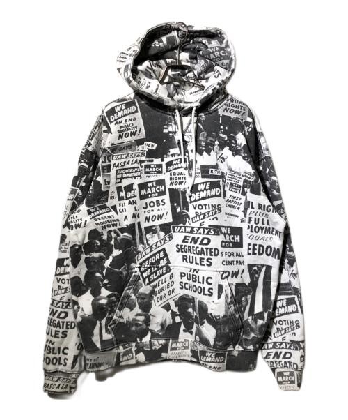 KITH All-over print pullover hoodie black 21-070-060-0005-1-0