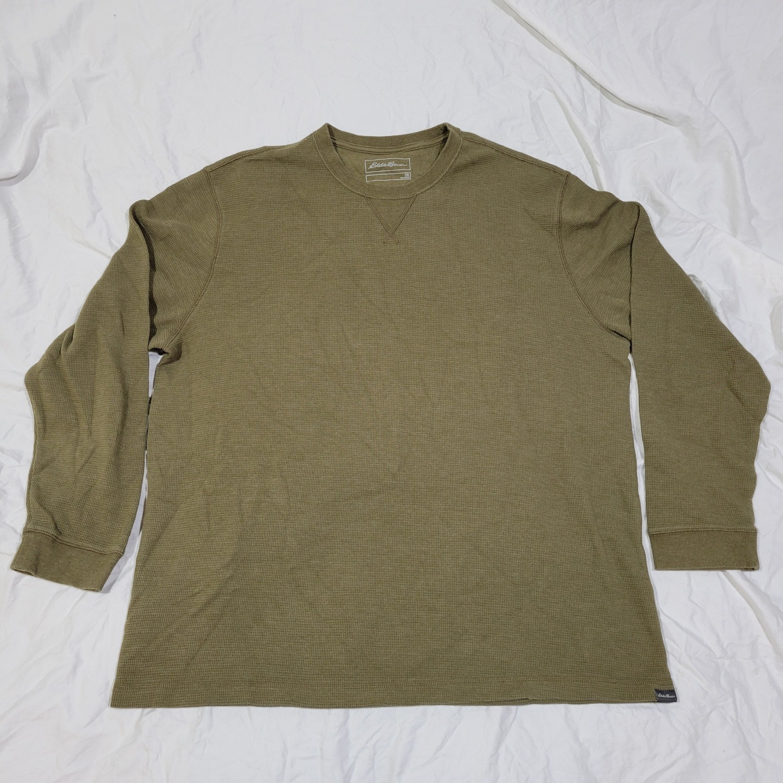 Eddie Bauer Long Sleeve Shirt Size 2XL Cotton Polyester Fall Winter Shirt USED