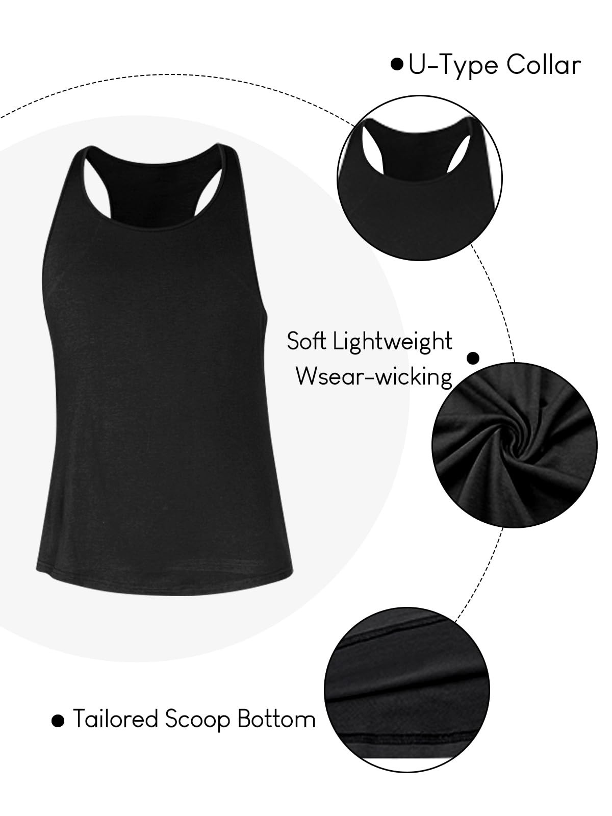 Men's 2 Pack Gym Workout Tank Tops YBack Muscle Tee Stringer Bodybuilding Sle... gallery