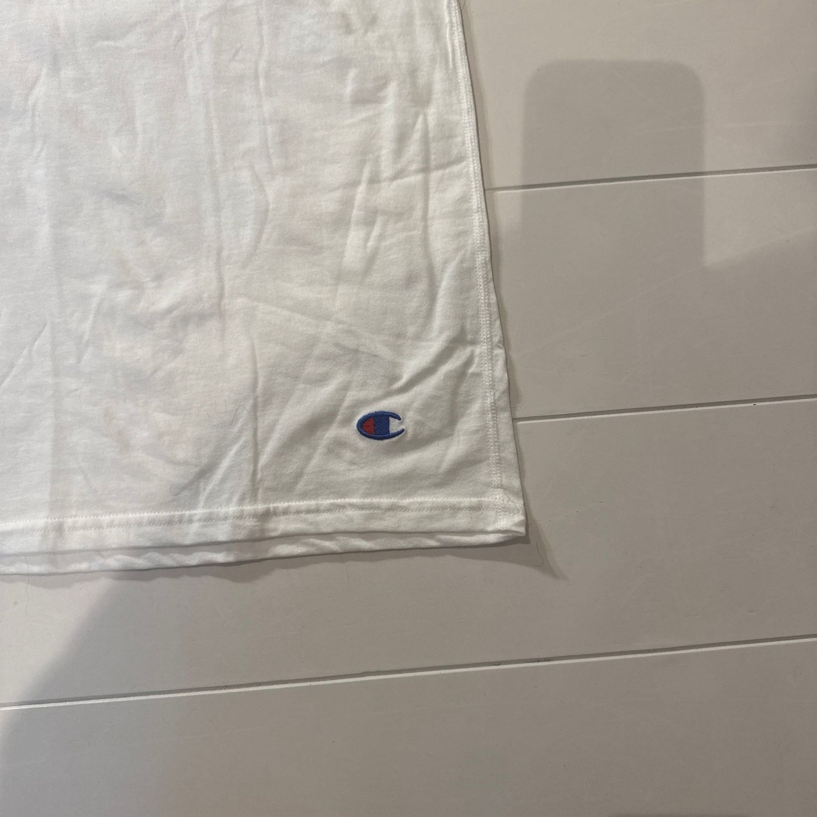 Champion Men's Heritage Mesh-Insert Short Sleeve Cotton T-Shirt White Size M Whi gallery