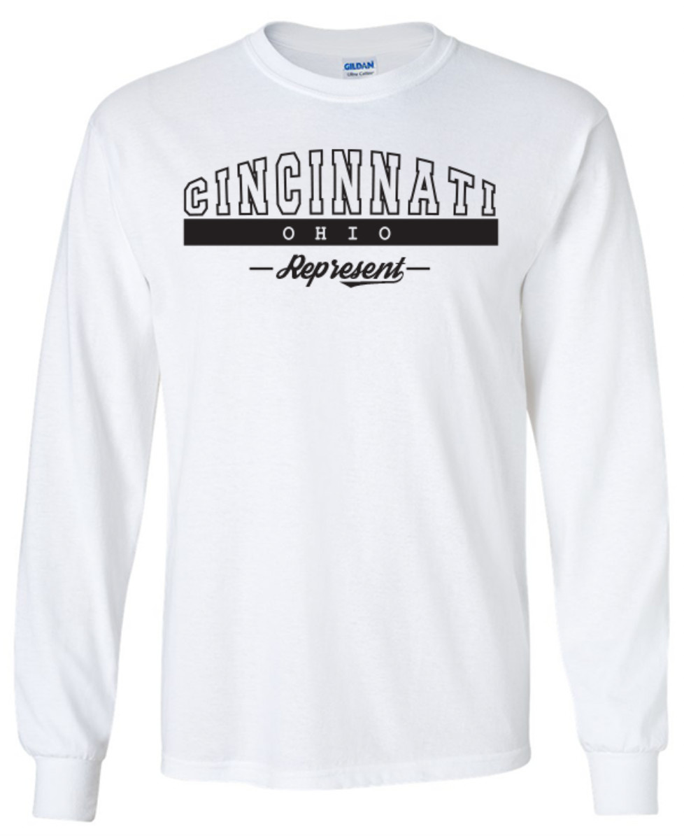 Cincinnati Ohio State T-Shirt Long Sleeve Graphic Tees Unisex Apparel Design
