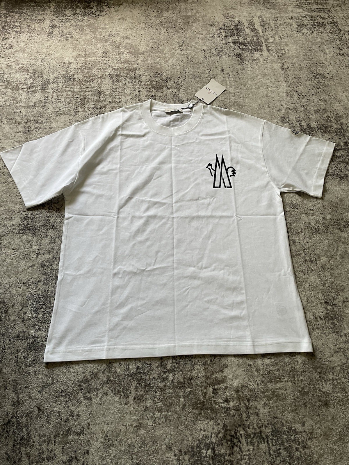 Men’s Fashion Designer T shirt size L white