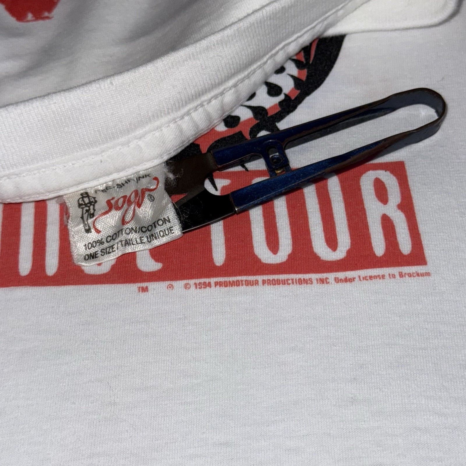 Vintage Rolling Stones 1994-1995 Voodoo Lounge World Tour T-shirt XL Rock Music gallery