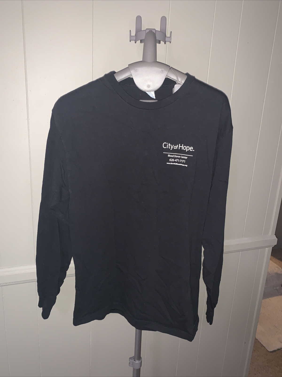 Delta Pro Weight LS “Give Blood Today Save Lives Forever “ Shirt Large Black A8 gallery