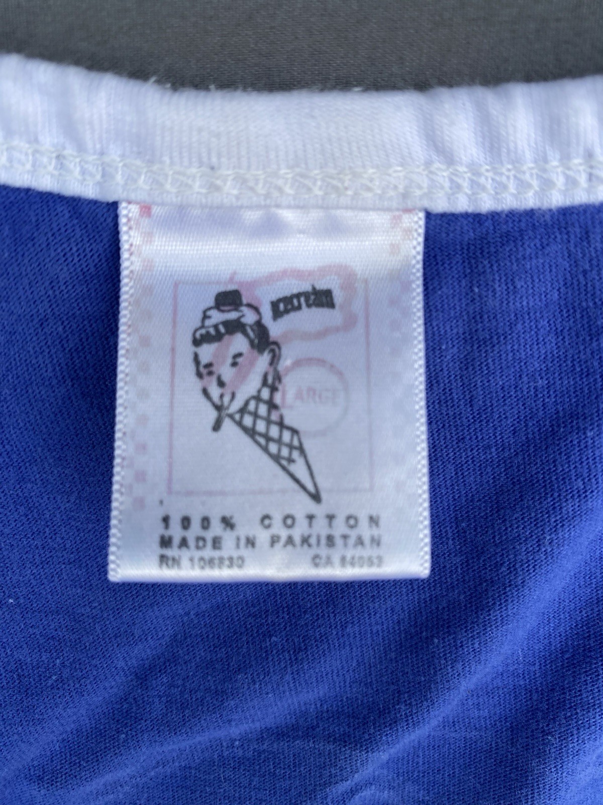 Icecream Men's Blue Cotton Knit Skull Logo Graphic Print Tank Top Size M 0069 gallery