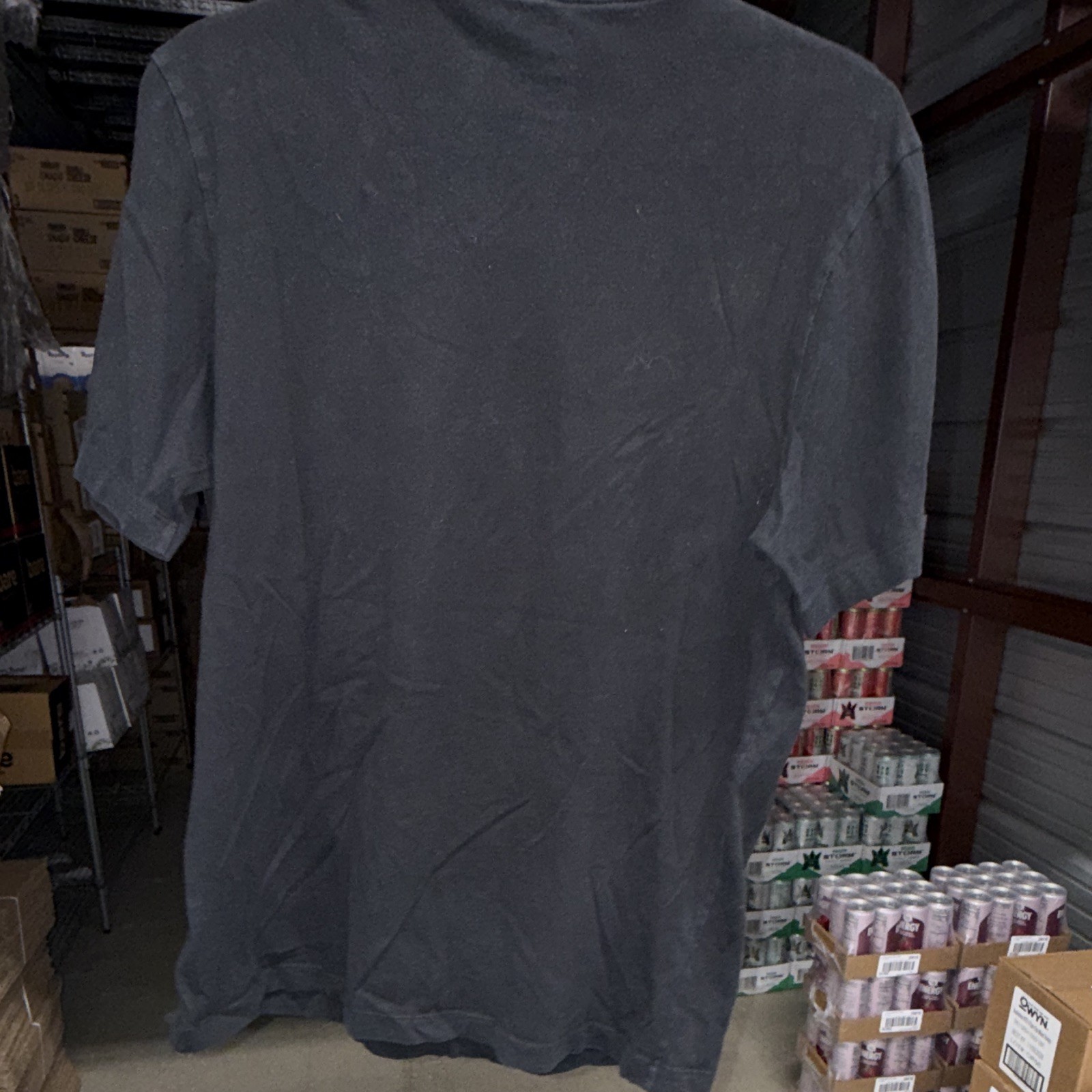 Nike The Nike Tee Men’s M Black Solid Logo Short Sleeve Crew Neck Tee gallery