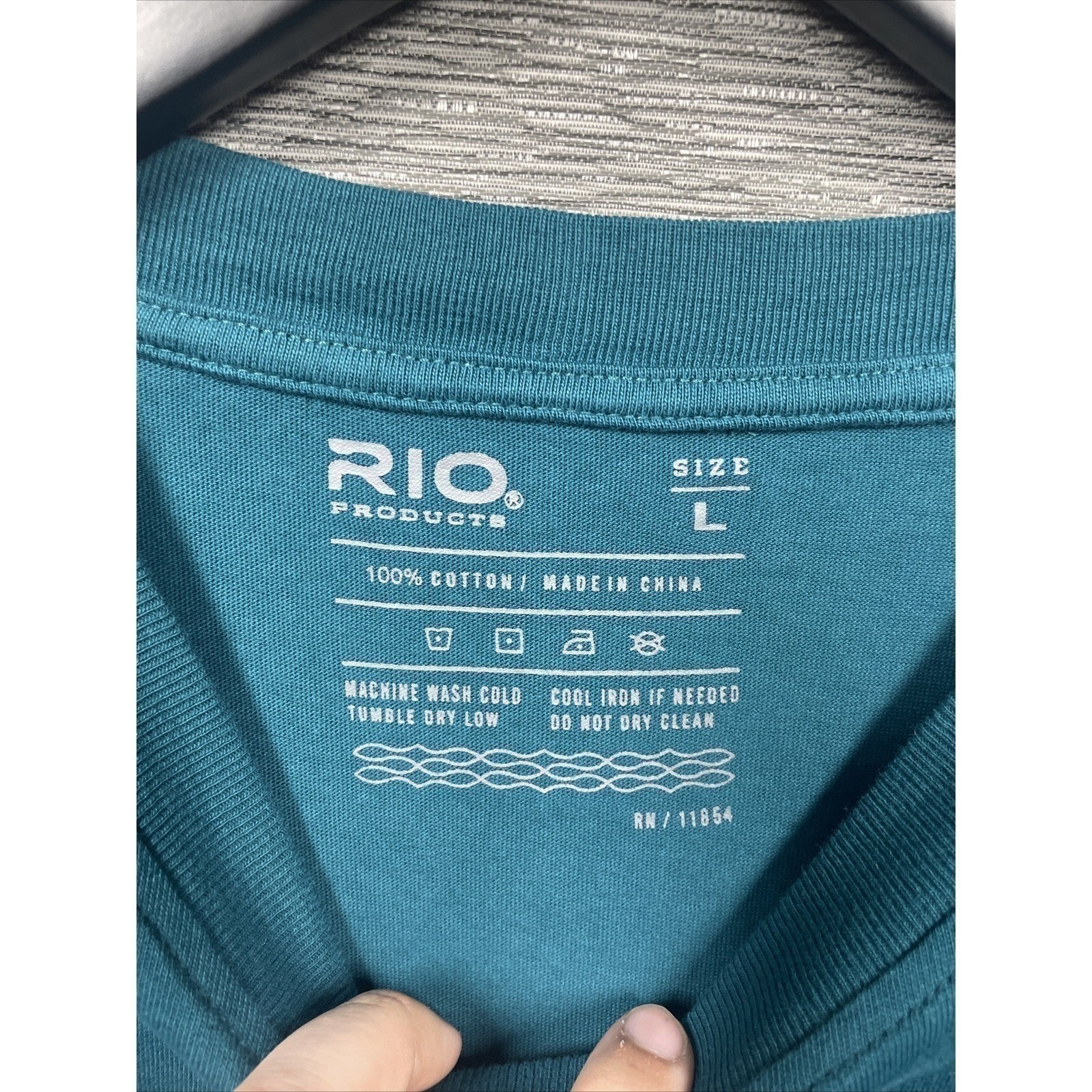 Rio Products Snake River Idaho Falls Blue Shirt Size Large New gallery