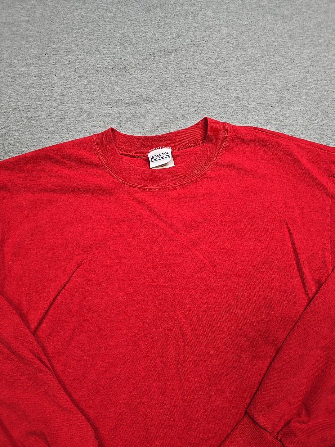Vintage Honors Shirt Mens Extra Large Red Long Sleeve T Shirt See Measurements gallery