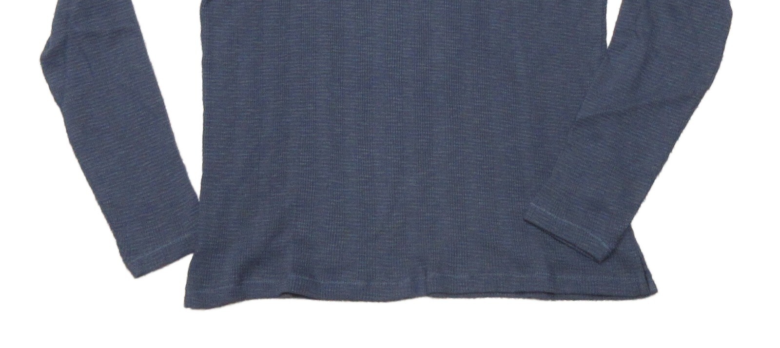 John Varvatos Star USA Men's Midnight Navy Textured Long Sleeve Henley Shirt gallery