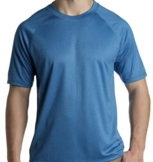ZEROXPOSUR Men's UPF 50+ Beach Blue Adult Men's XL T-Shirt NWT MSRP $48 gallery
