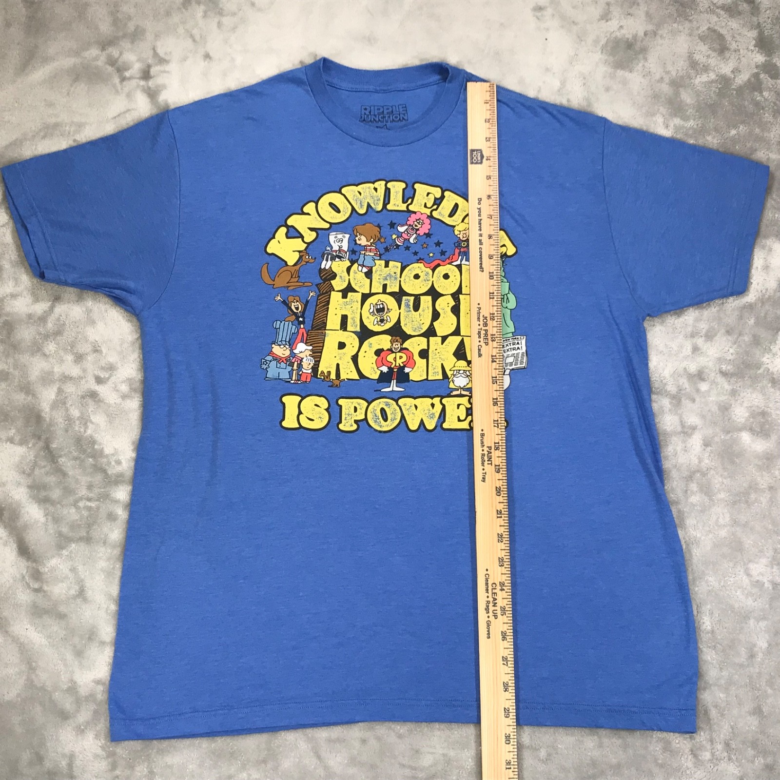 School House Rock Classic Vintage TV Commercials Ripple Junction XL T-Shirt gallery